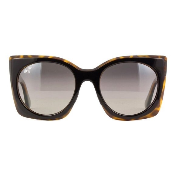 New MAUI JIM Pakalana Havana Polarised Cat Eye GS855 2 Sunglasses Women - Picture 2 of 4